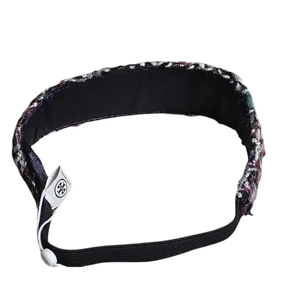 Tory Burch Tweed Crossbody Bag and‎ Matching Headband Set Multi-Color Logo